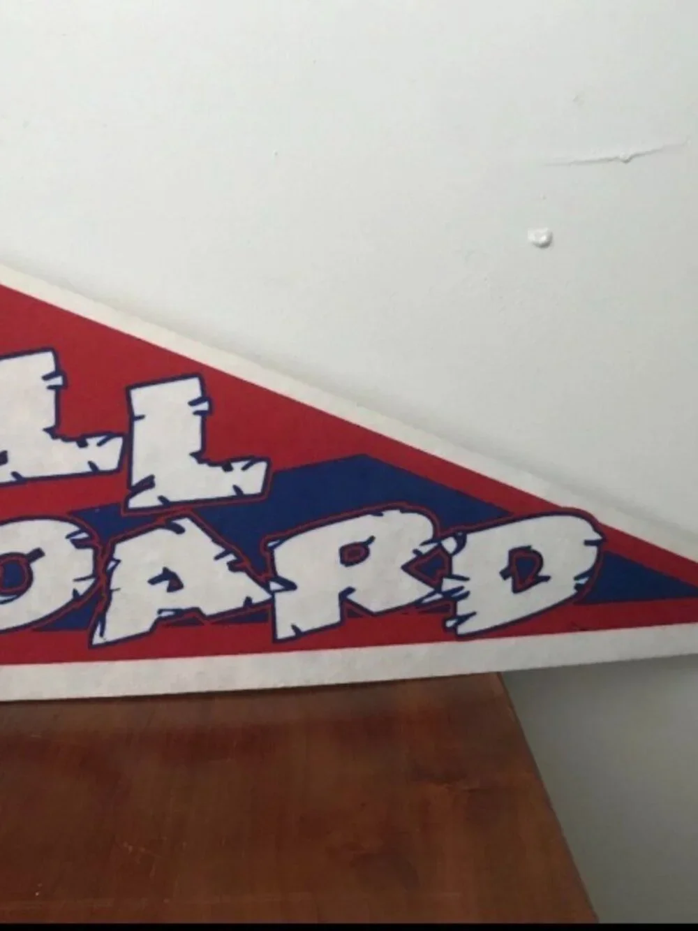 1998 Reading Phillies ALL ABOARD Eastern Minor League Logo Train Pennant Vintage